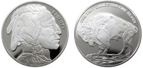Mason Mint 1oz. Silver Buffalo Round