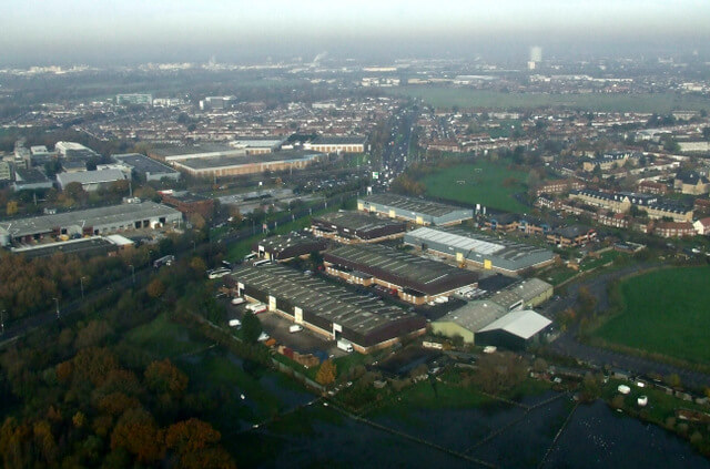 Heathrow International Trading Estate from the air